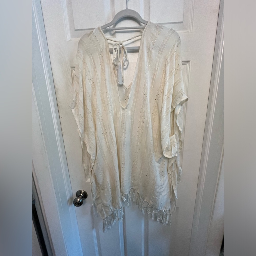 L*Space Seaport cream swim cover up - Picture 4 of 5